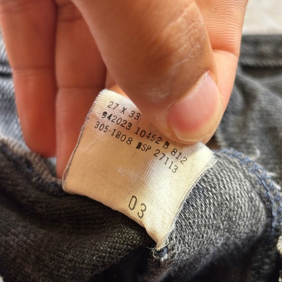 Vintage Lee Riders High Waisted Mom Jeans Womens Size 8 Long Black Denim Pants - Picture 4 of 10